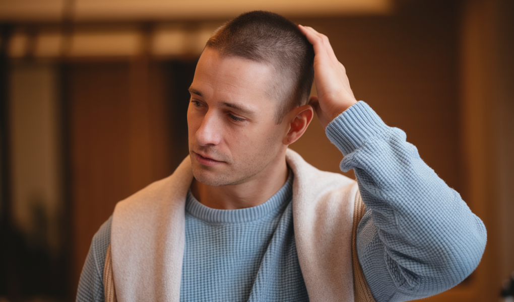 main-cheveux-arriere-plan-flou