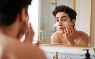 jeune-personne-peau-miroir-salle-bain