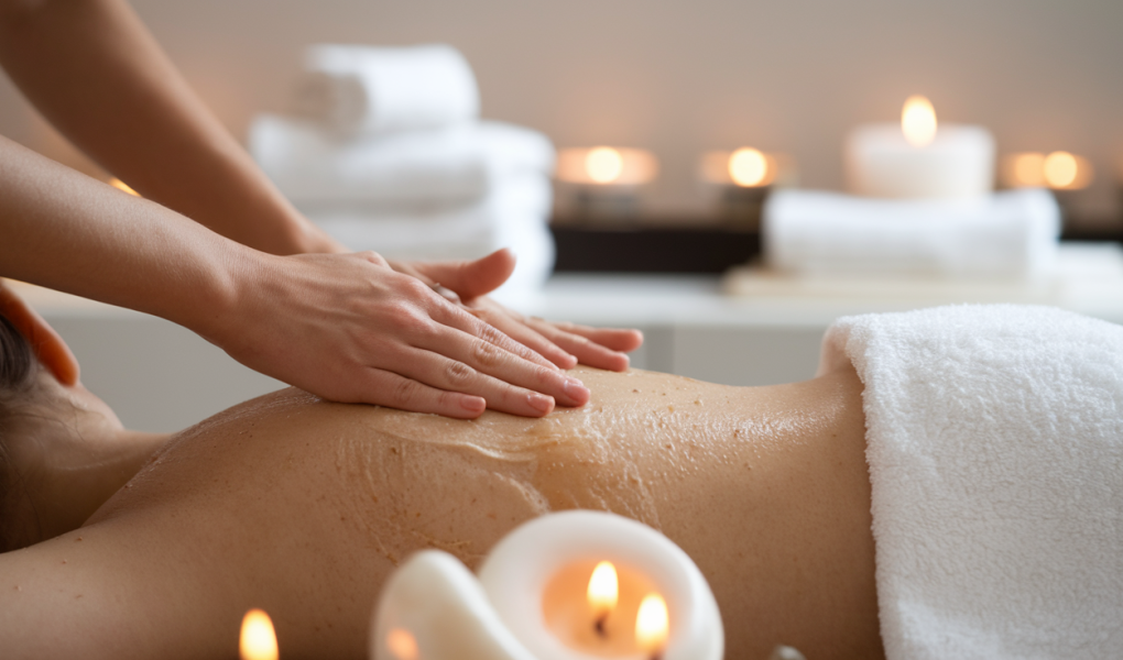 spa-soin-exfoliant-serviettes-bougies
