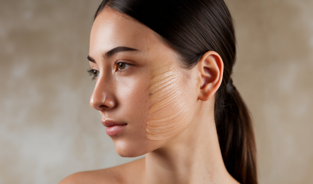 visage-feminin-profil-peau-lisse
