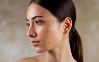 visage-feminin-profil-peau-lisse