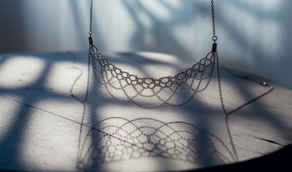 collier-delicat-chaines-entrelacees-ombre