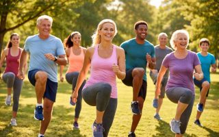 personnes-exercice-parc-ensoleille-arbres